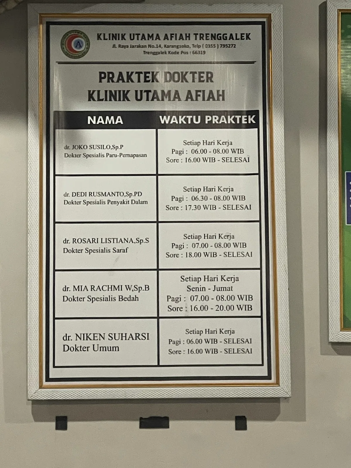 Foto fasilitas Klinik Jasmin
